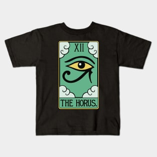 Horus Eye - Egyptian Eye - Conscious Meditation Yoga Mantra Kids T-Shirt